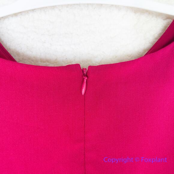 New! Adrianna Papell pink Stretch Crepe V-Neck Sheath dress plus size 22W - Picture 14 of 16